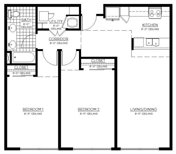 1, 2 Bedroom Apartments for Rent in Tulsa, OK GreenArch Apartments