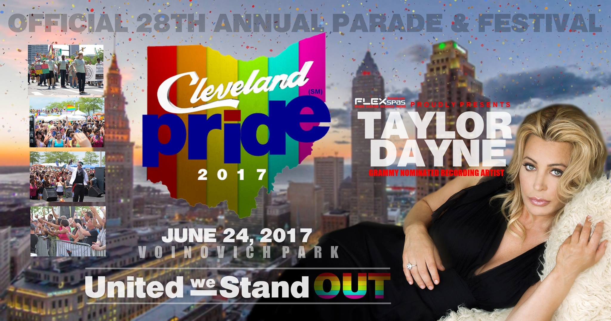 Cleveland Pride 2017 - 28th Annual Parade, Rally & Festival (SM) Saturday, June 24th, 2017 Cover Photo