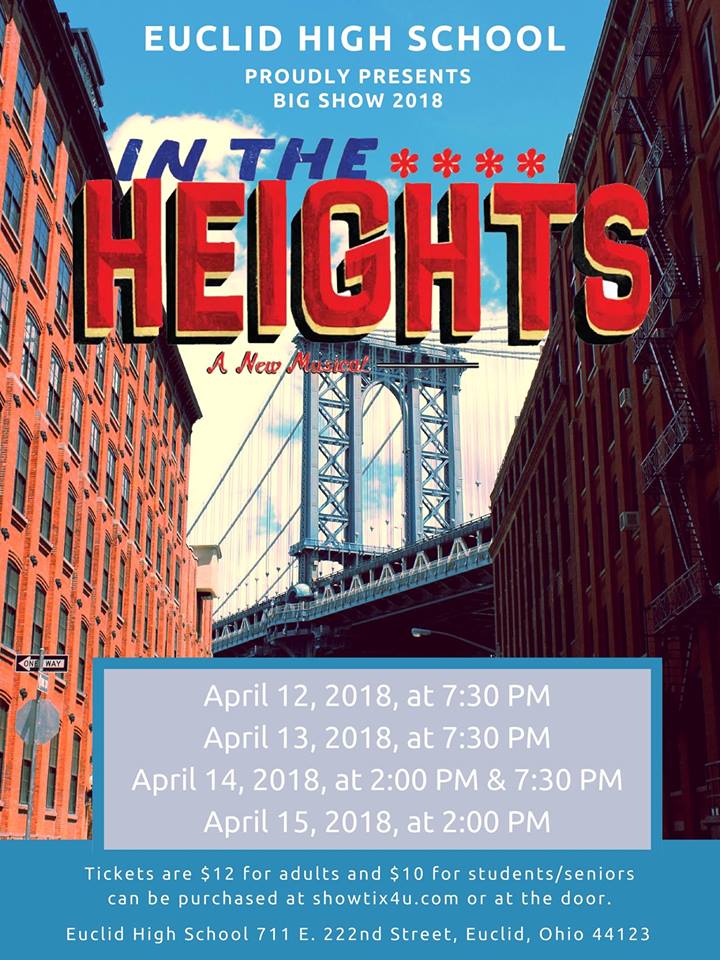 Big Show 2018: In The Heights Cover Photo