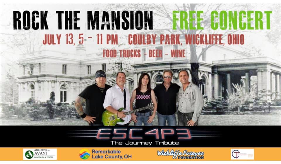 Rock the Mansion 2019 Free Concert Cover Photo