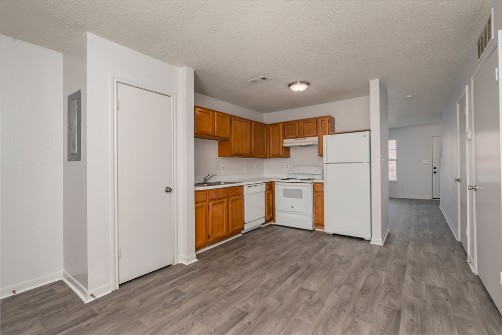 Floor plan layout for Four Bedroom Townhome