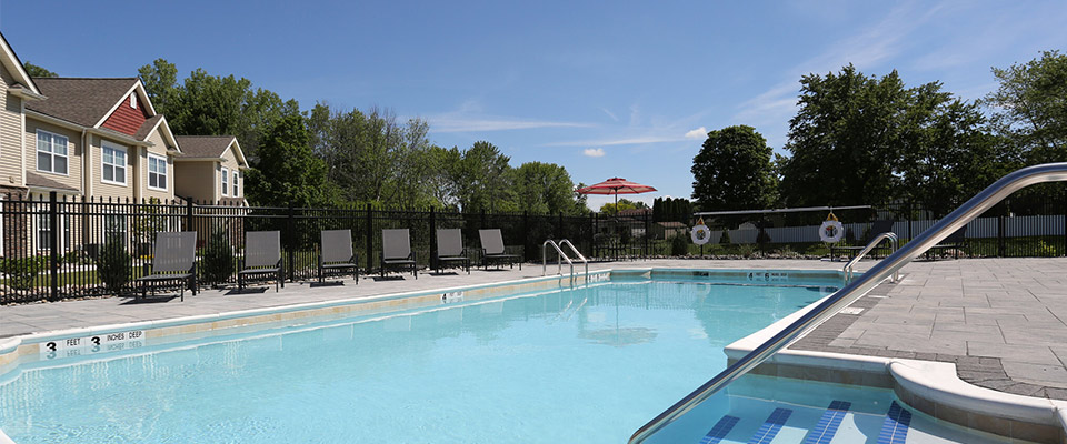 Swimming Pool at Green Wood Park Townhouses and Apartments