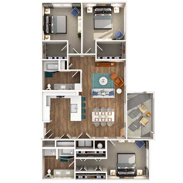 The Heights at Exchange - Apartment 4102