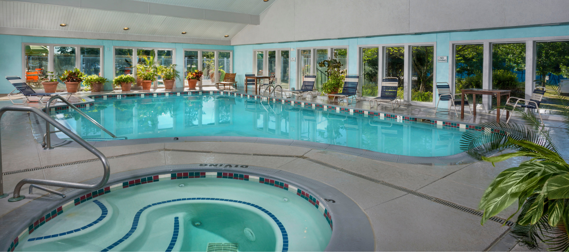 Indoor Heated Pool and Relaxing Spa