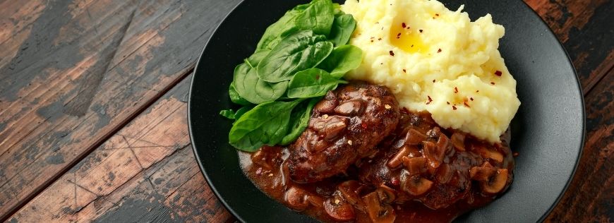 This Recipe for Salisbury Steak with Mushrooms Will Leave Your Mouth Watering for More!  Cover Photo