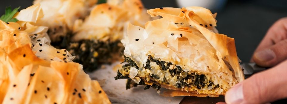 Mediterranean Cuisine? This Recipe for Spanakopita, or Greek Spinach Pie, Is Where It Is At!  Cover Photo
