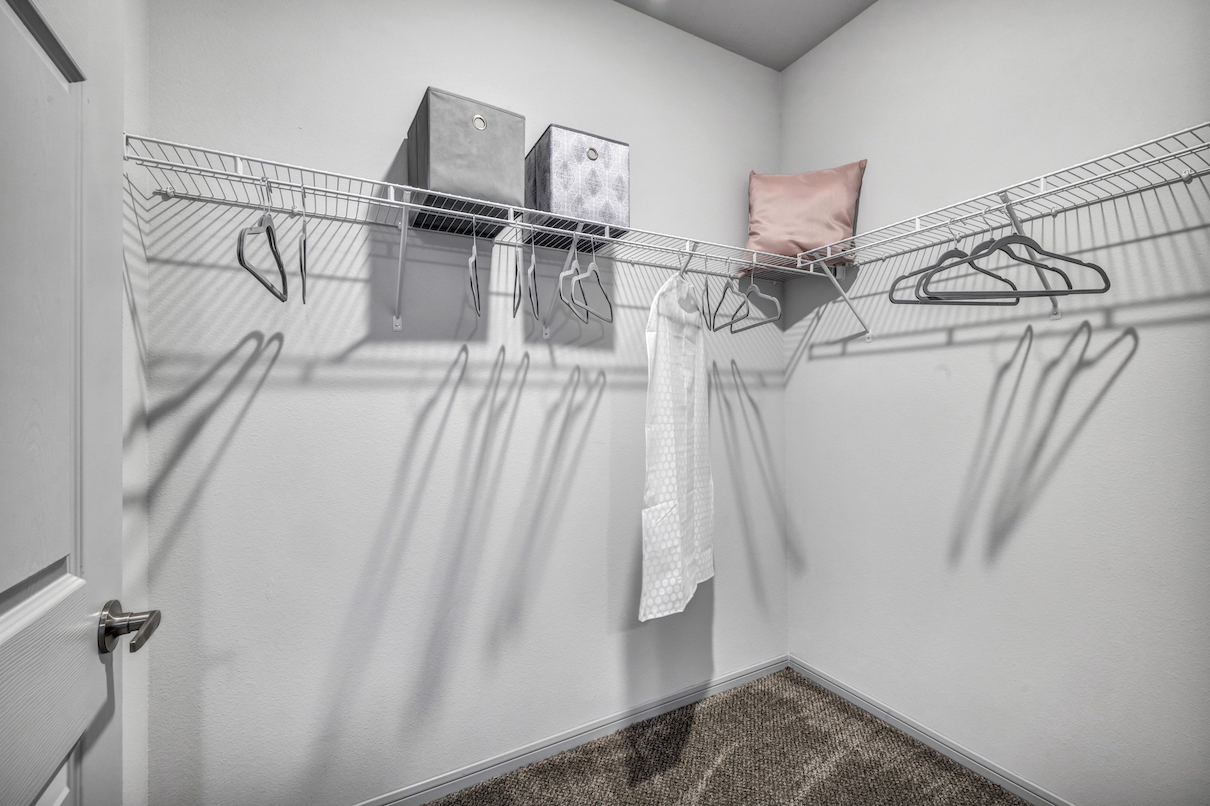 Walk-In Closet at Haven at Bellaire Apartments in Richmond, TX