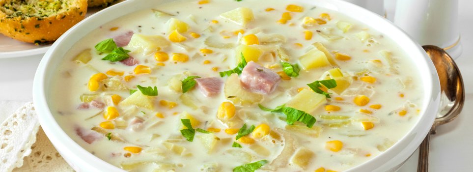 Put Your Fully Equipped Kitchen to Good Use with This Recipe for Traditional Corn Chowder Cover Photo