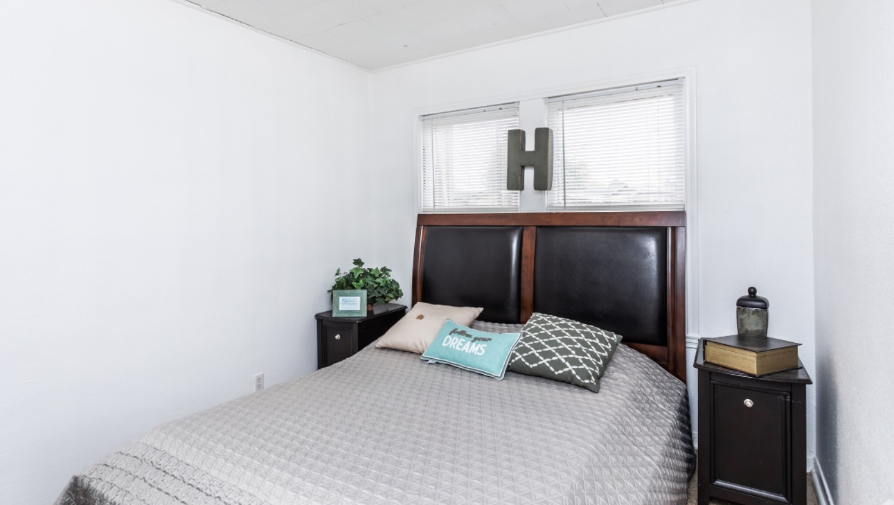 Bedroom at Highland Hills Apartments in San Antonio, Texas