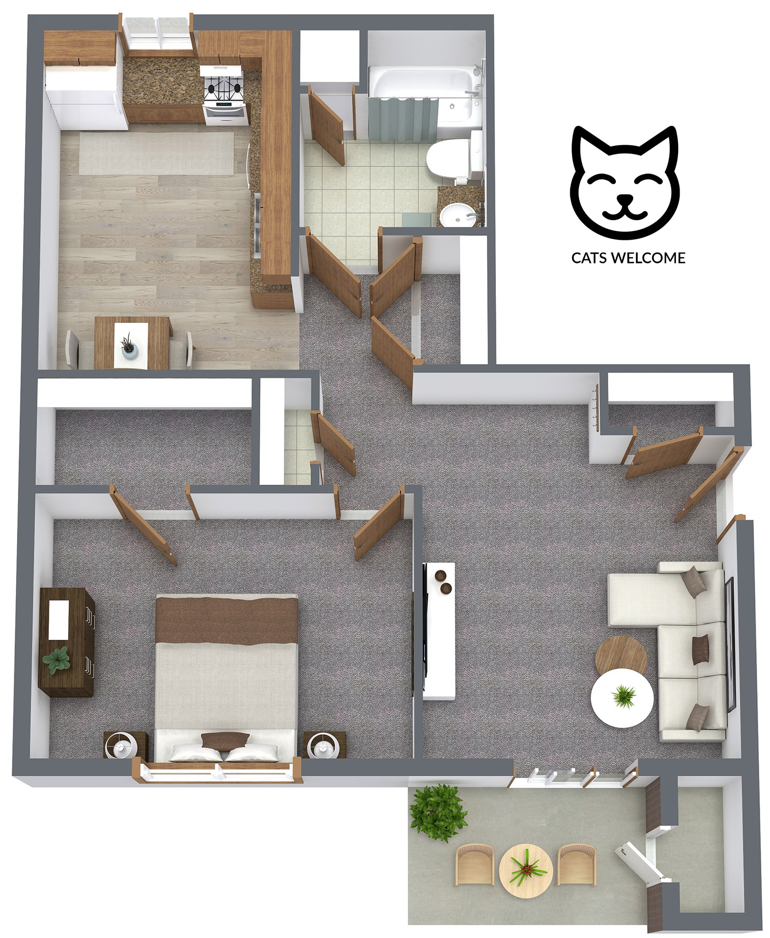 Highland Meadows - 1 Bed/1 Bath | 900 Square Feet