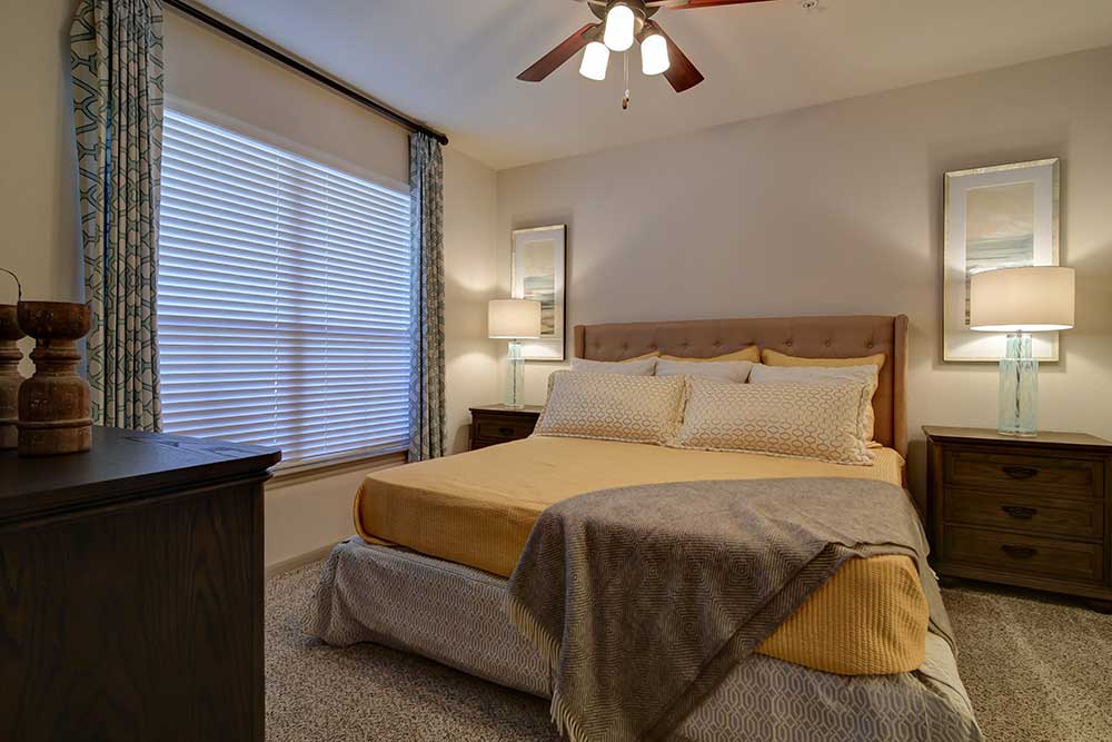 Sizeable Bedroom Accommodations at Hilltop at Shavano Apartments in San Antonio, TX