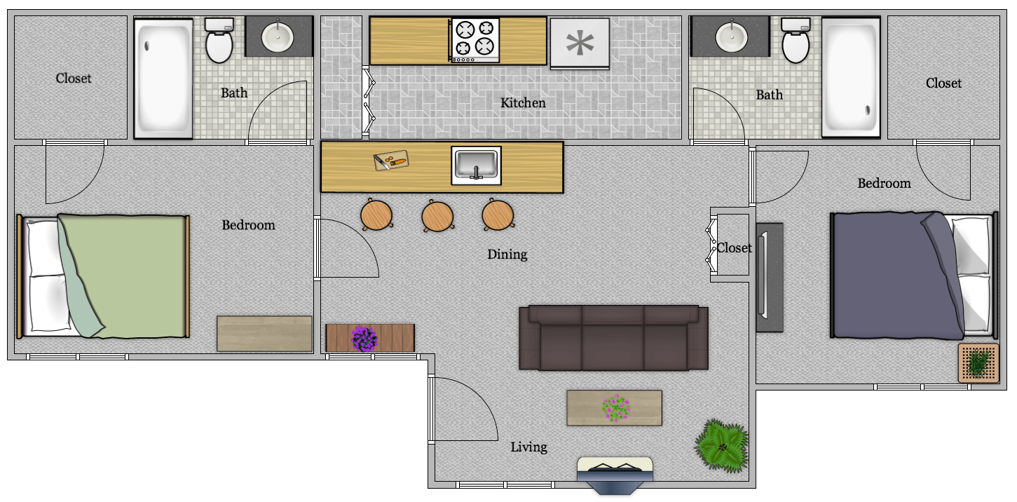 Indigo Apartments - Floorplan - B2