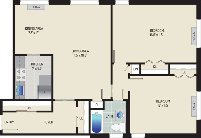 Iverson Towers & Anton House Apartments - Apartment 422600-416-P