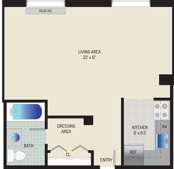 Iverson Towers & Anton House Apartments - Apartment 434301-0404-A