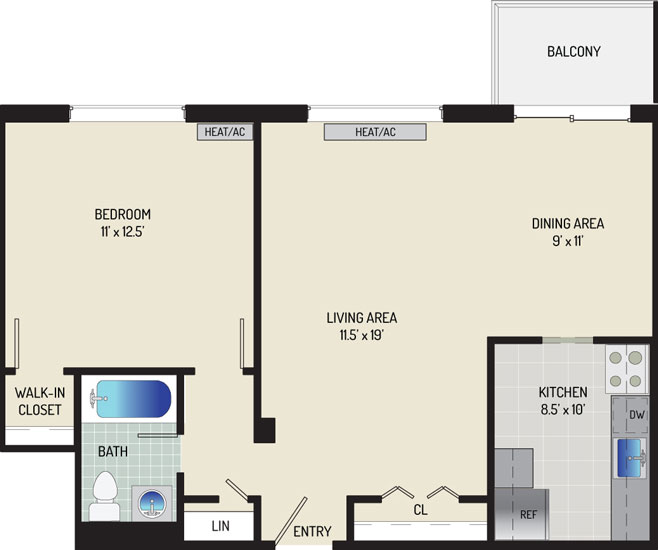 Iverson Towers & Anton House Apartments - Apartment 434311-1008-D