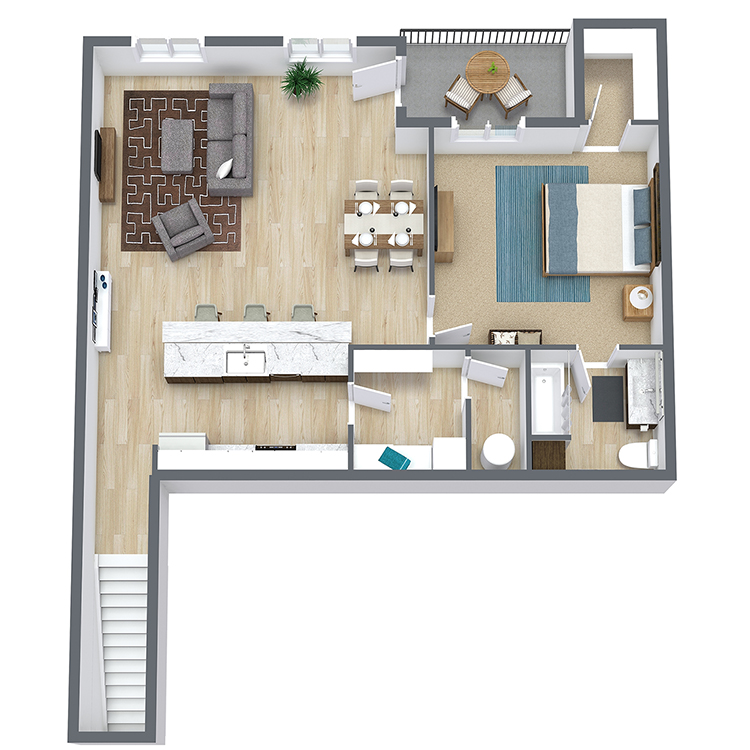 ivi Apartments - Floorplan - Empress