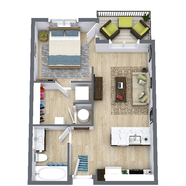 ivi Apartments - Apartment 3218 - ivi Apartments Agave Floor Plan
