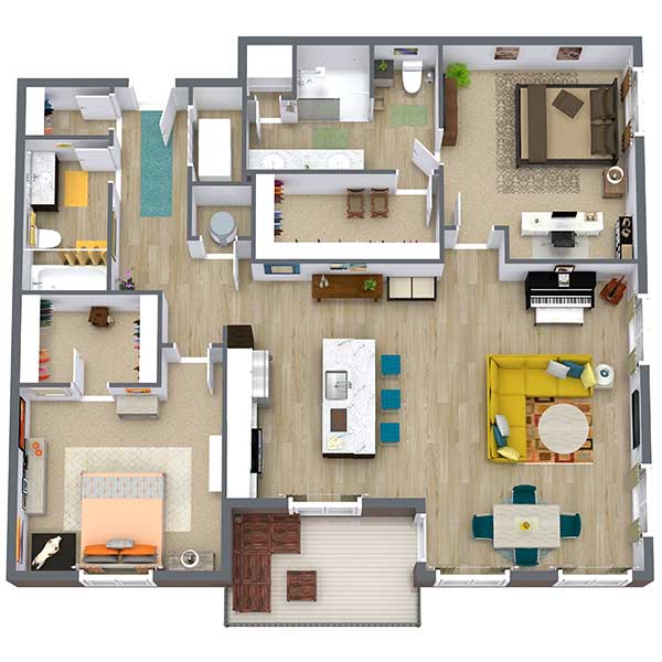 ivi Apartments - Floorplan - Emilia