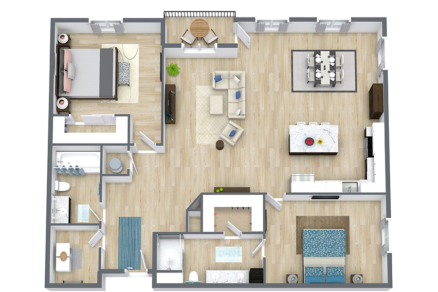 ivi Apartments - Floorplan - Elderberry