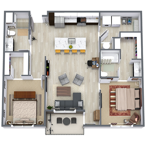 ivi Apartments - Floorplan - Erica