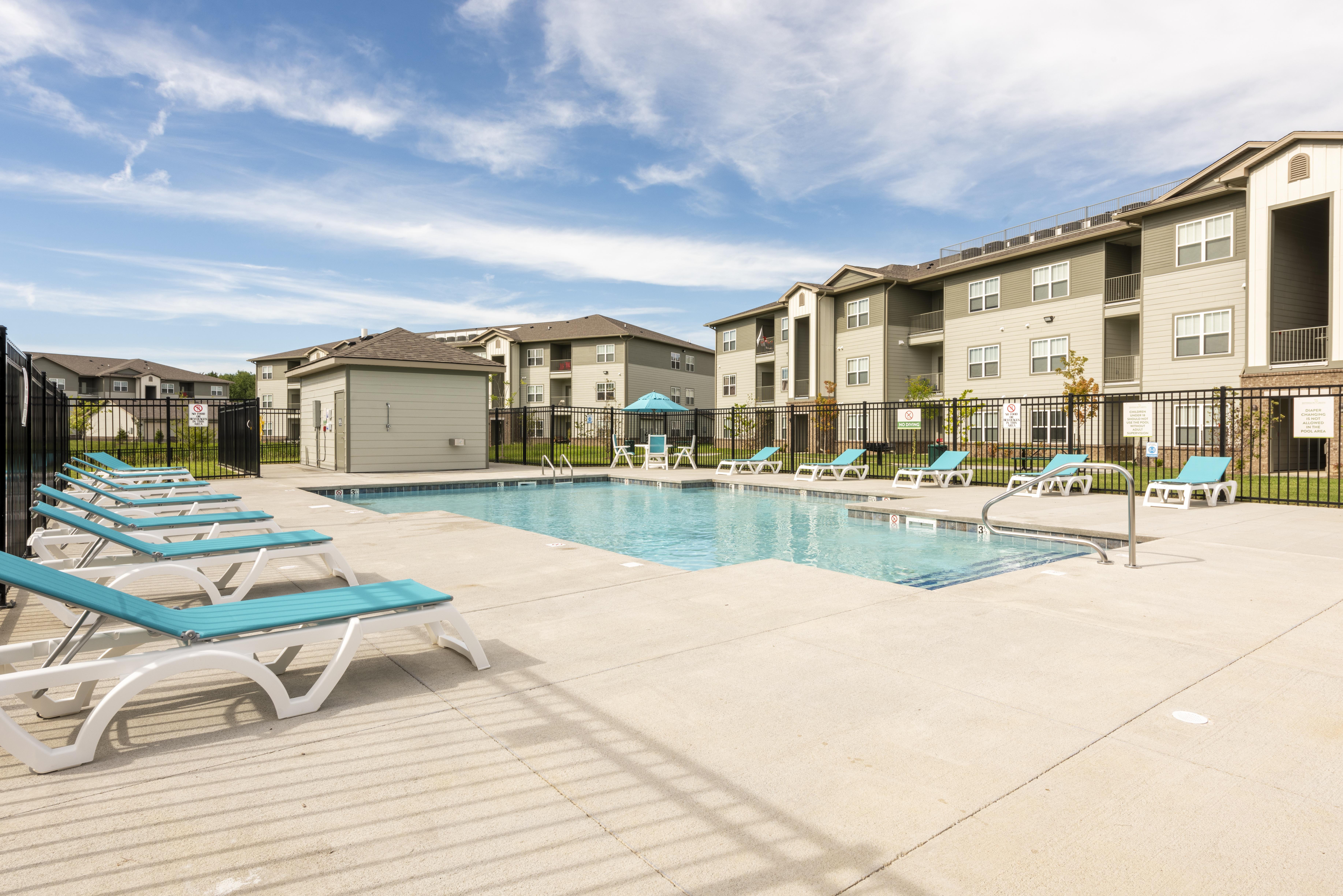Swimming Pool and Building View in Jefferson Green