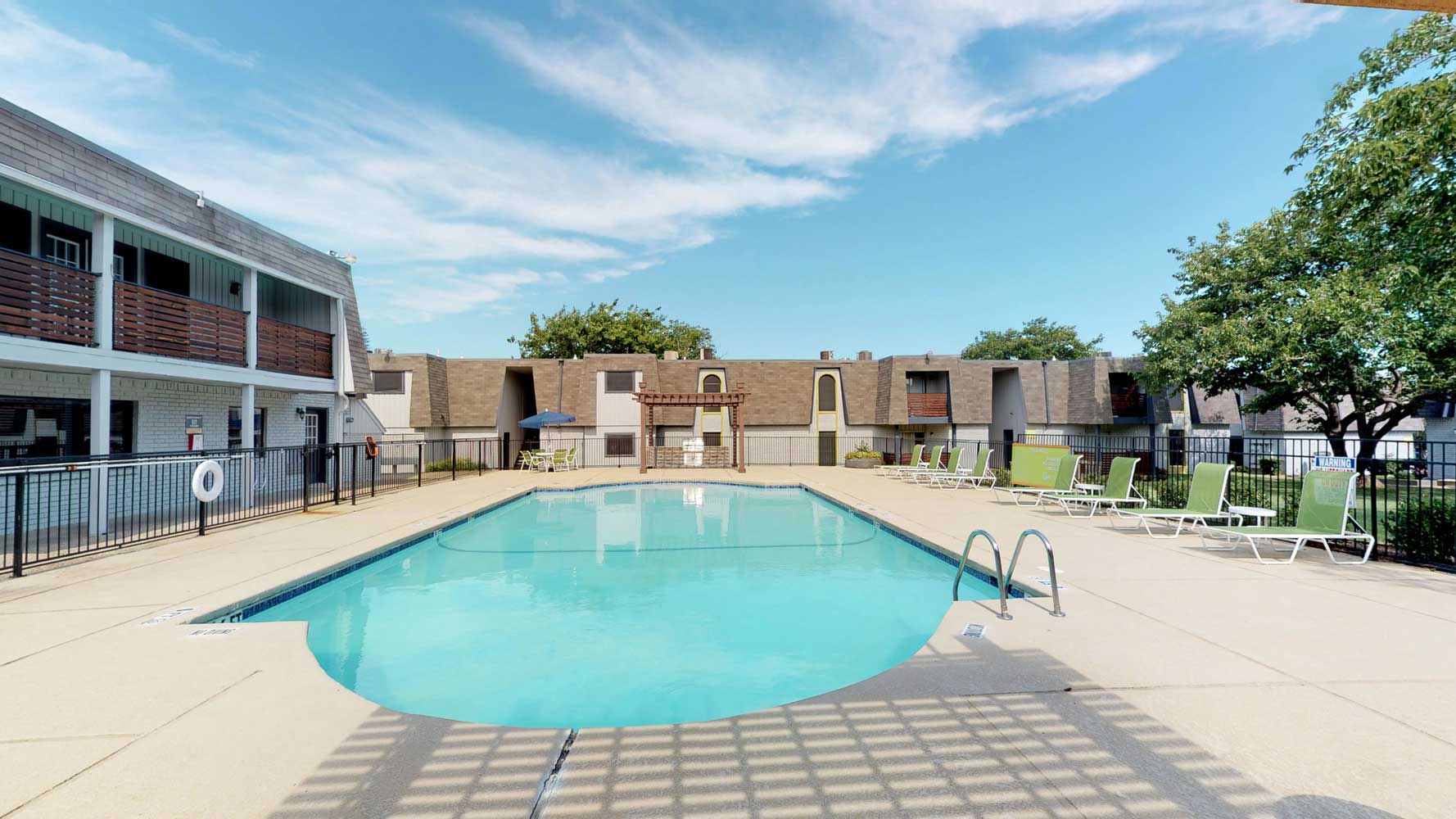 Sparkling Swimming Pool at The Junction Apartments in Arlington, Texas