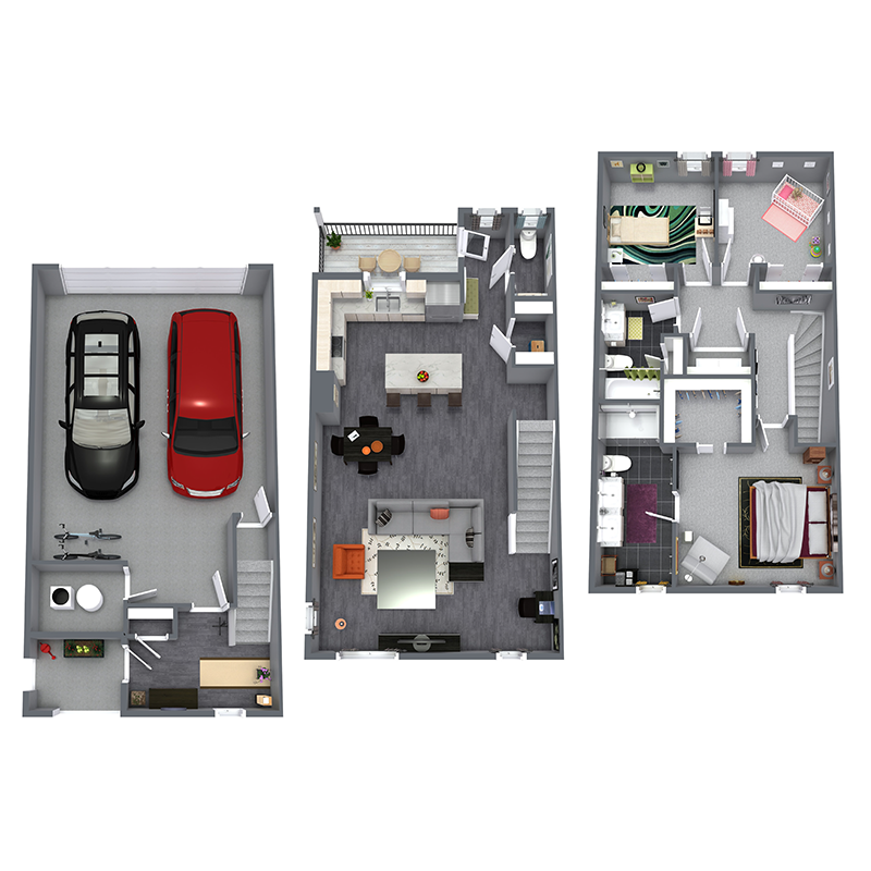 Floorplan - Juniper - 3 Bedroom image