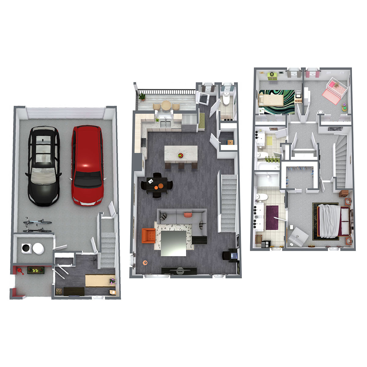 Floorplan - Juniper - 3 Bedroom image