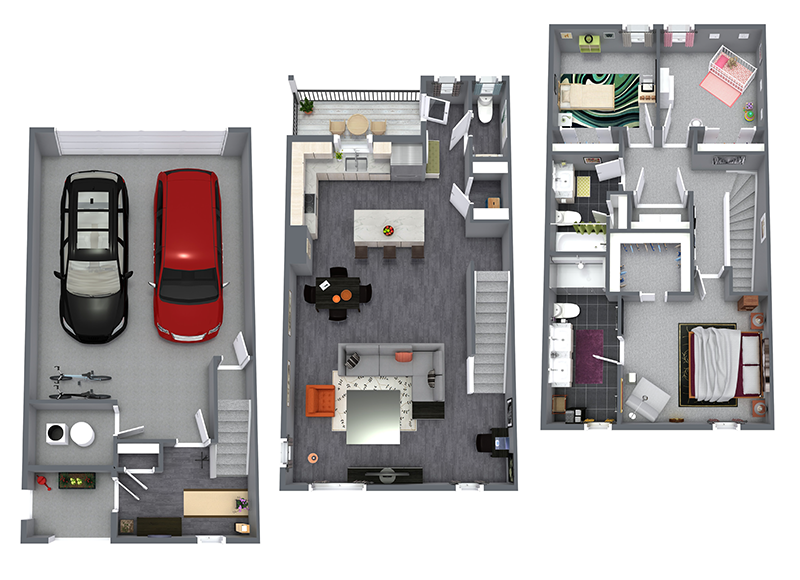 Floorplan - Juniper - 3 Bedroom image