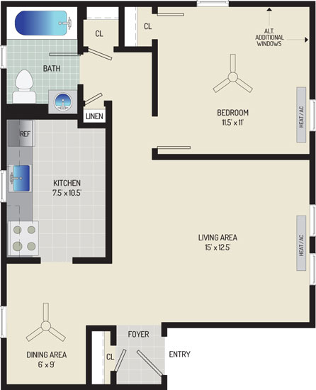 Kaywood Gardens Apartments - Apartment 082401-1-K2