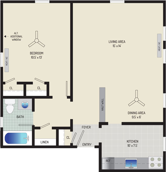 Kaywood Gardens Apartments - Apartment 084309-4-ZI1 -