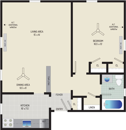 Kaywood Gardens Apartments - Apartment 084404-1-ZI2