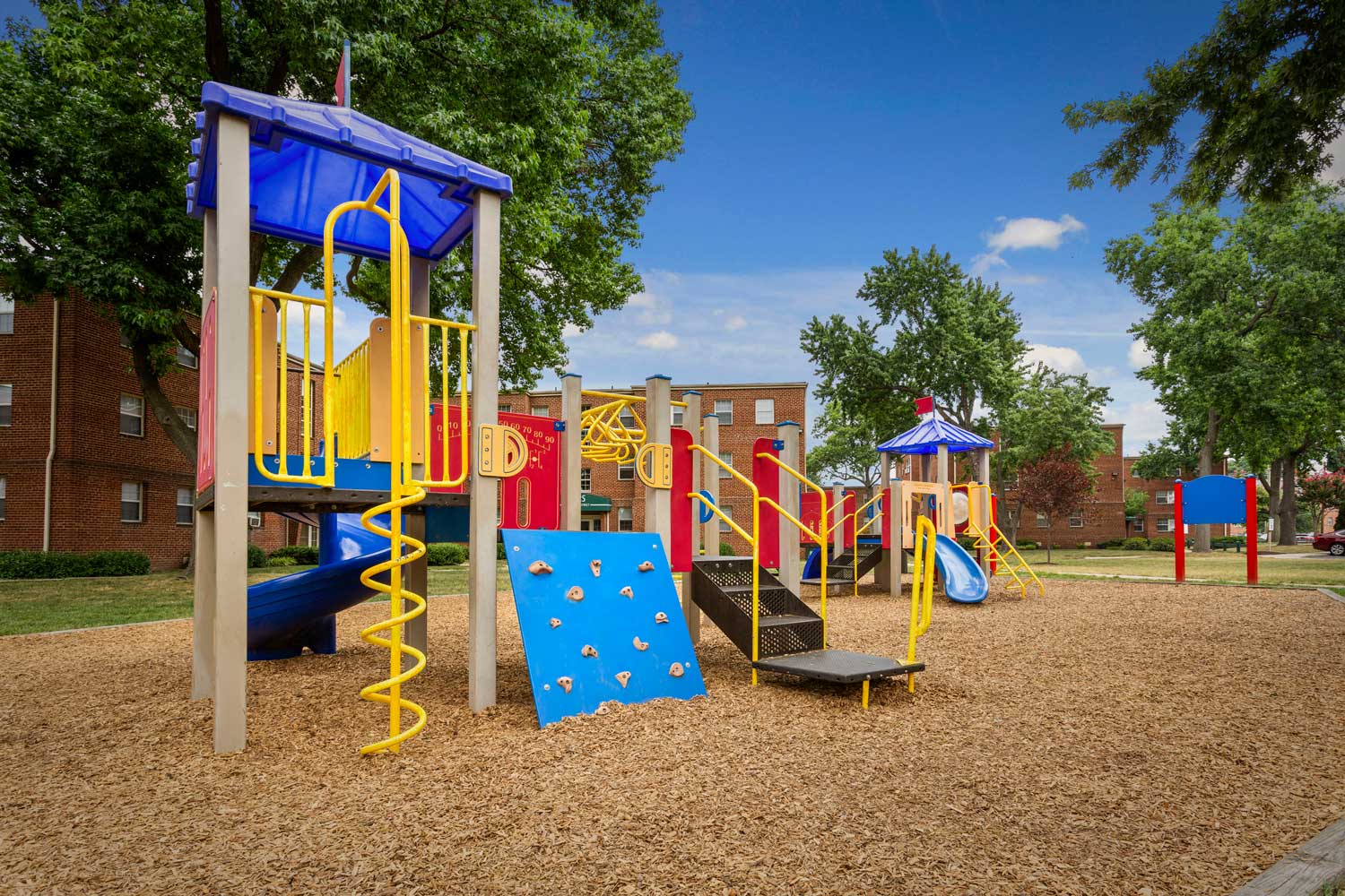 Play area at Kirkwood Apartments in Hyattsville, MD