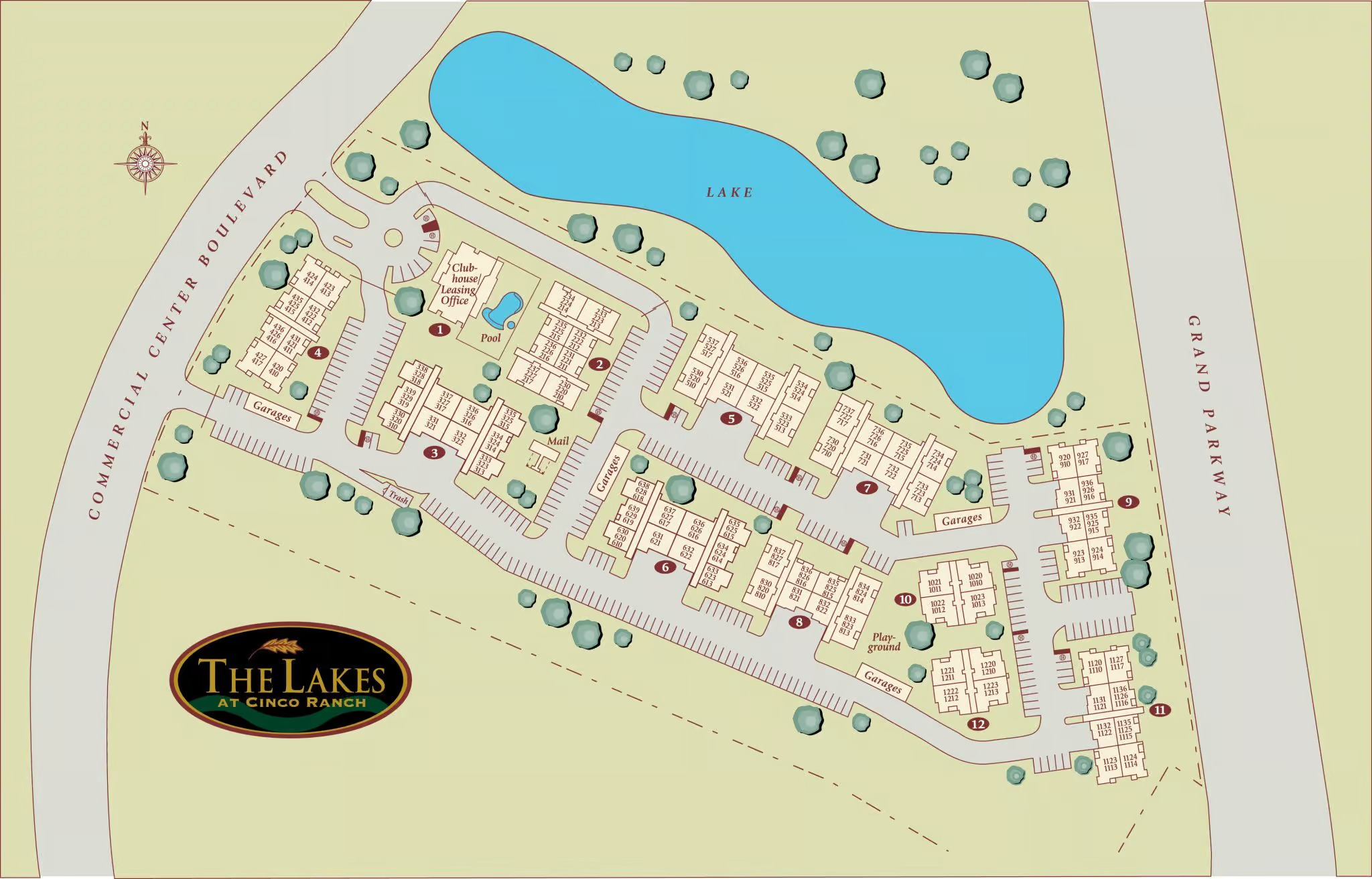 The Lakes at Cinco Ranch Site Plan