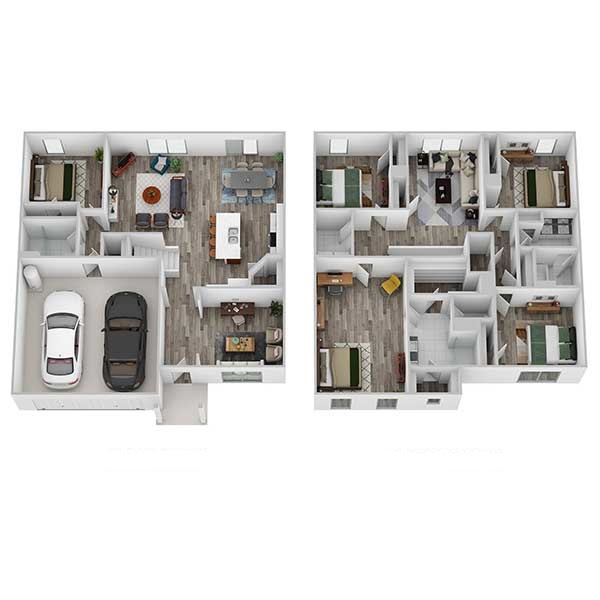Floor plan layout for C1