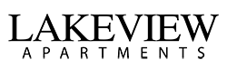 Lakeview Apartments Logo in Black