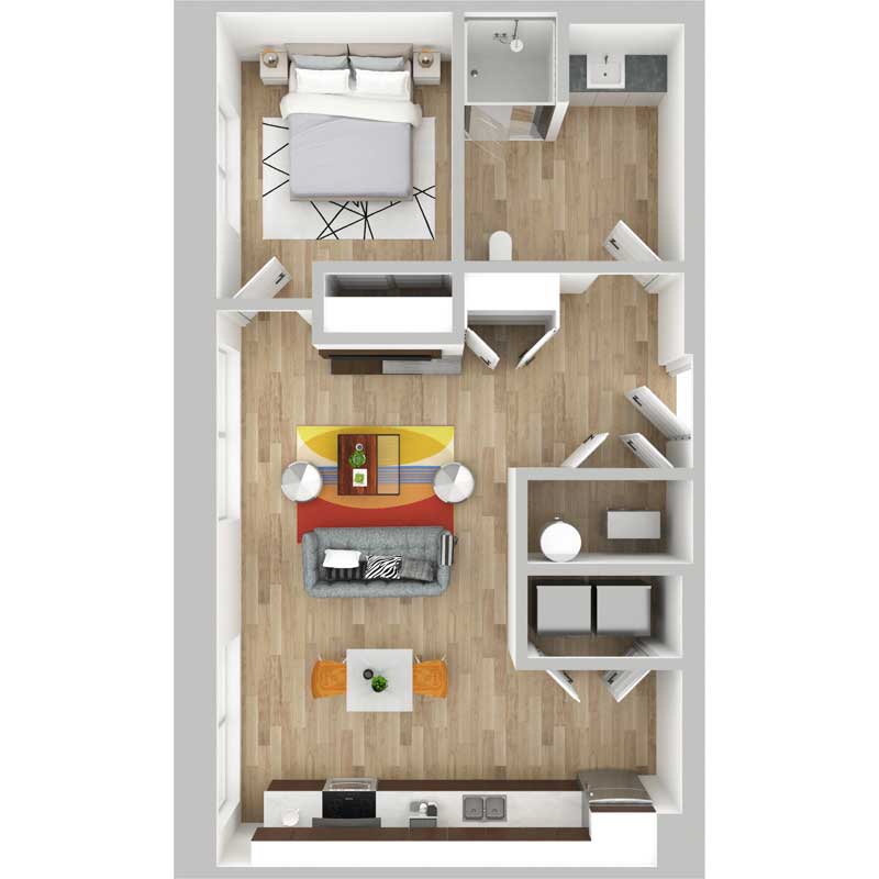 Floorplan - Studio image