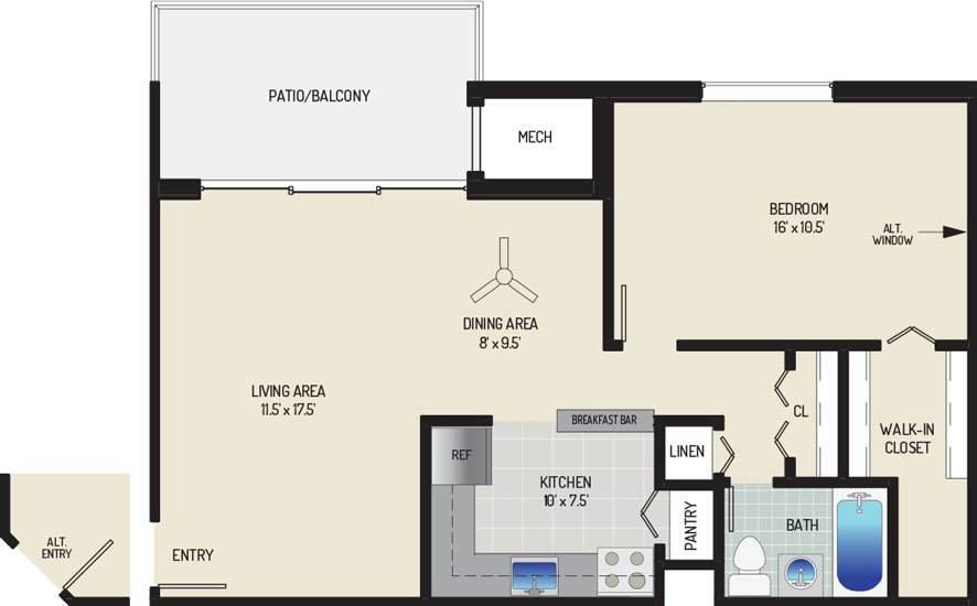 Lansdowne Village Apartments - Apartment 541720-101-E1 -
