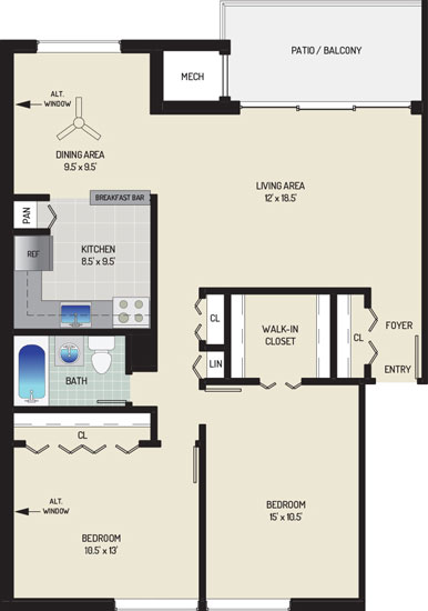Lansdowne Village Apartments - Apartment 541600-0T1-J1