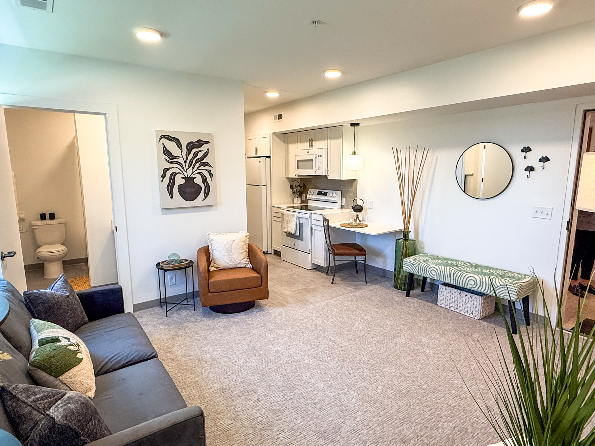 Larimore Senior Residences Spacious Living Room