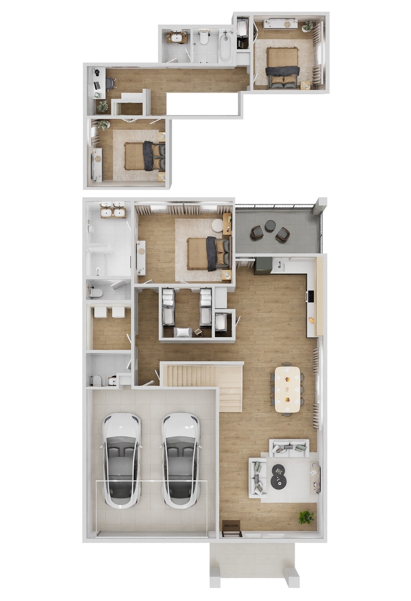 Floor plan layout for Cypress