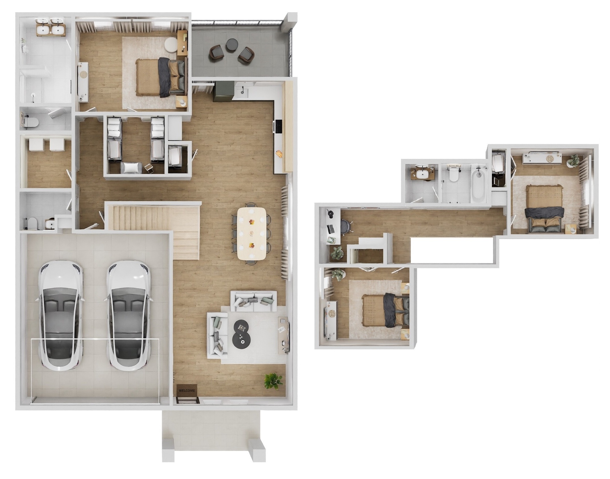 Floor plan layout for Cypress