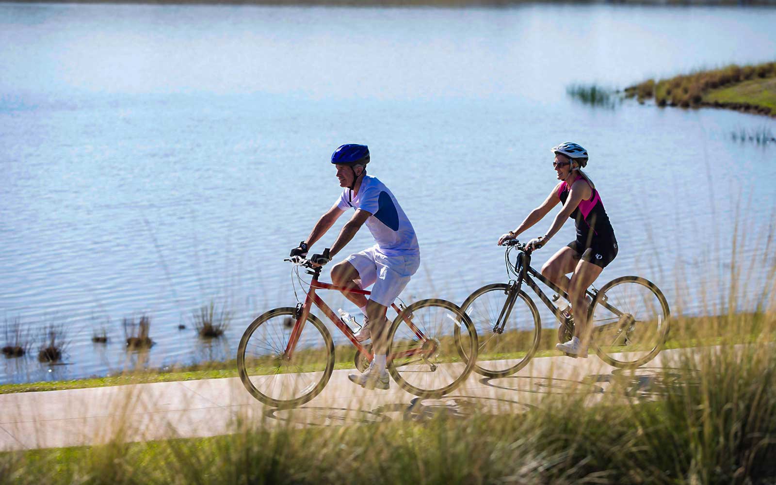 Lakeside Biking in Legacy Park
