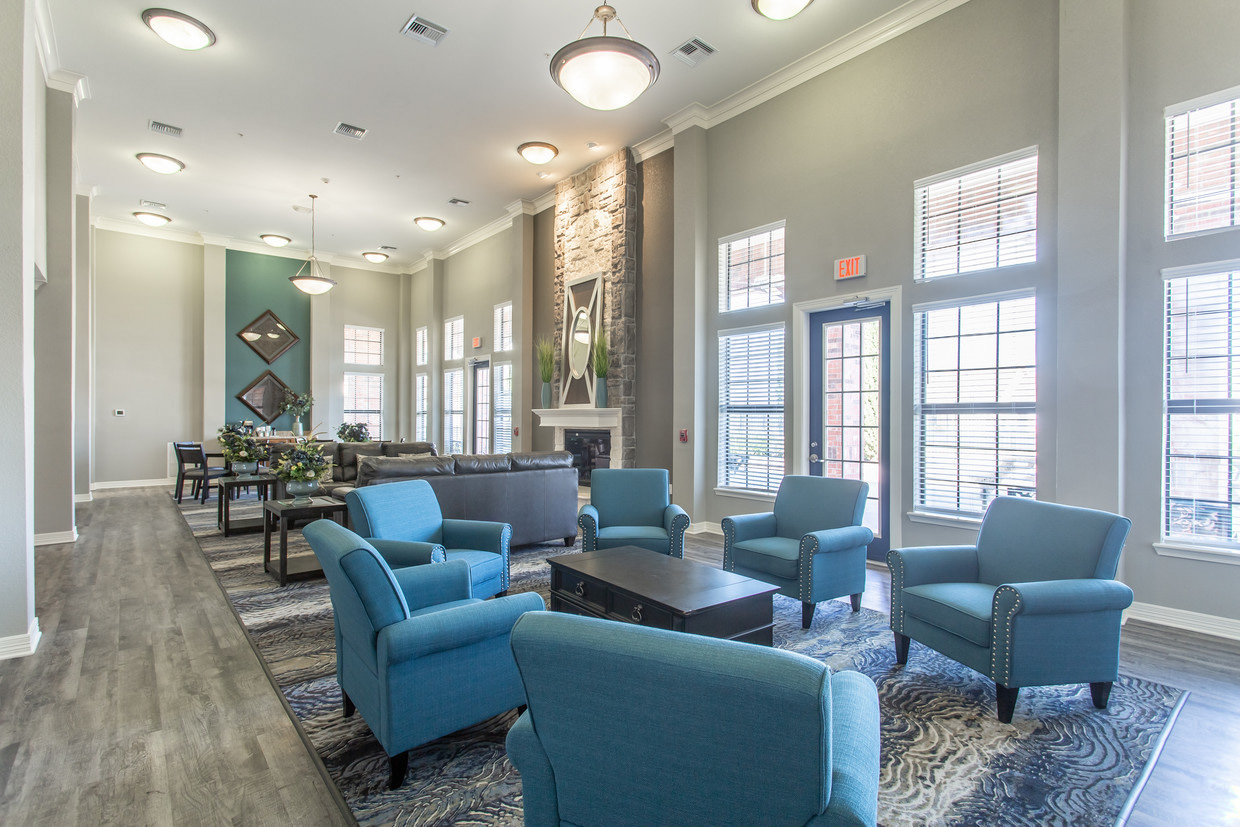 Community Clubhouse Lounge Area at the Legacy Senior Living Apartments