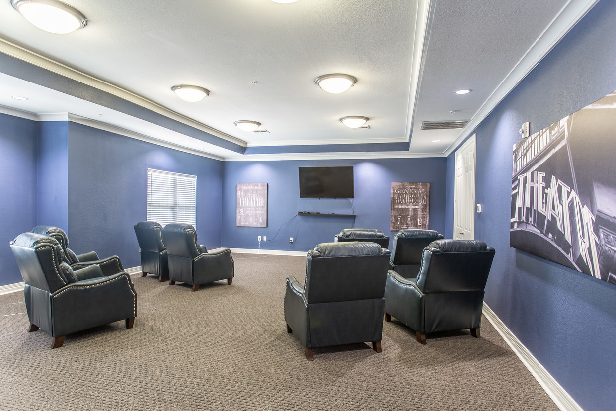 Exclusive Media Room at the Legacy Senior Living Apartments in Port Arthur, TX