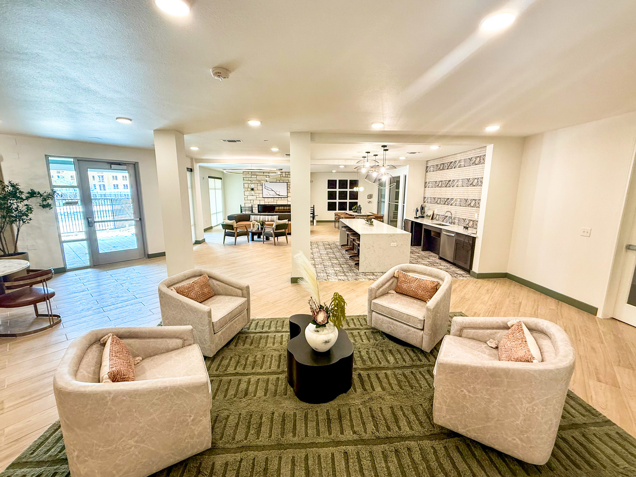 Leon Creek Flats Clubhouse Interior Shot