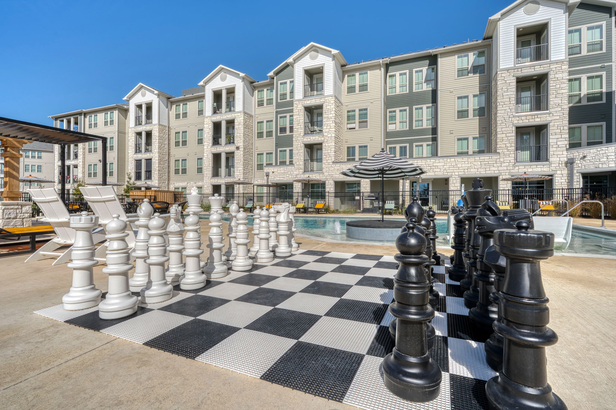 Leon Creek Flats Outdoor Game and Gather Area