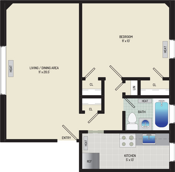 Liberty Place Apartments - Apartment 228018-101-A1