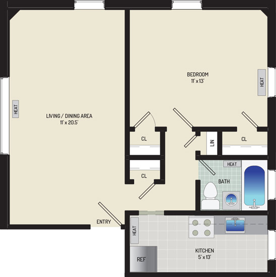 Liberty Place Apartments - Apartment 221355-201-C1 -