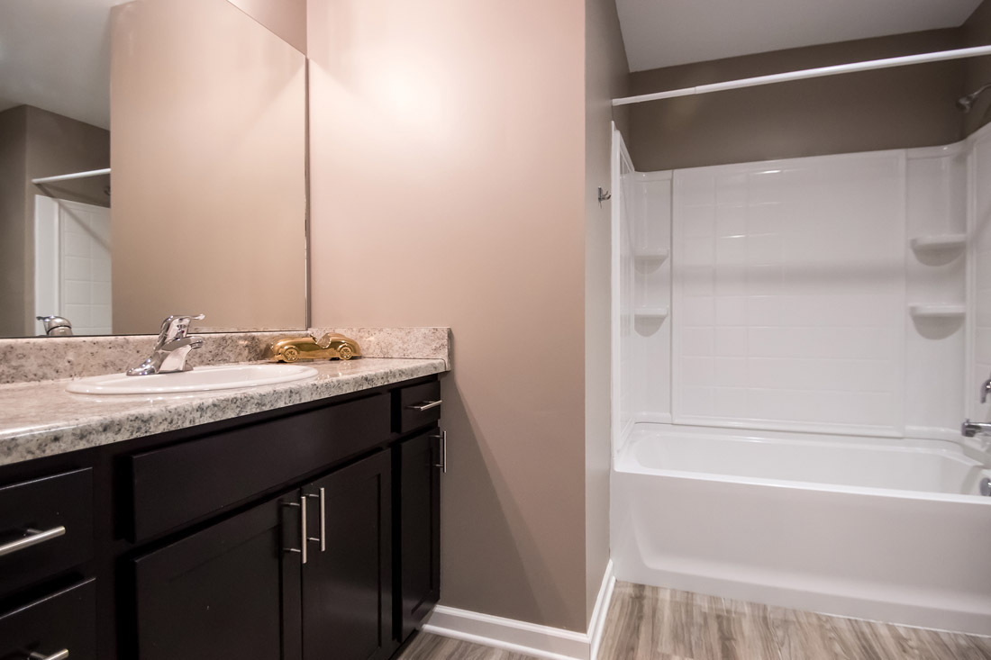Shower and Tub Combination at Limelight at Sixteenth Apartments